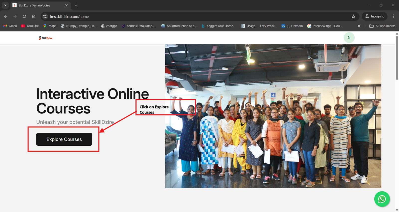 Desktop Explore Courses
